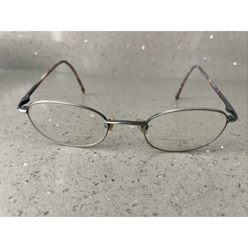 Eddie Bauer Newport PTR Round Full Rim Eyeglasses Frames ONLY 48-21-140 metal